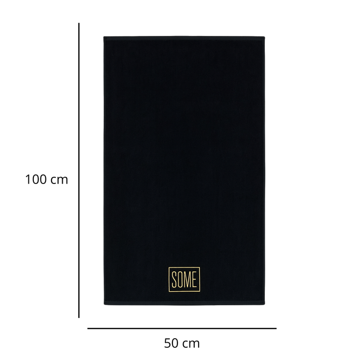 RĘCZNIK PREMIUM SOME BLACK 50x100cm 800gsm BTW0480BA kpl.2szt