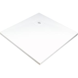 BRODZIK SILIA AKRYLOWY 100X100 CM BIAŁY STRUKTURA A KSKA01010B