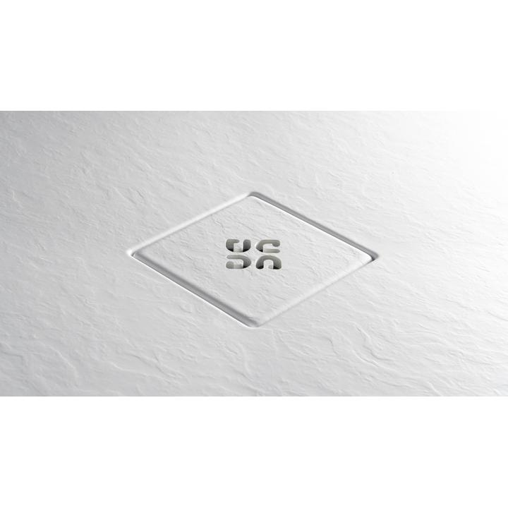 BRODZIK SILIA AKRYLOWY 100X120  CM BIAŁY STRUKTURA A  KSKA01012B