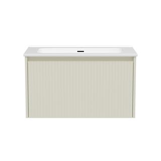 Szafka łazienkowa LOCK 80 cm biała/drewno – przestronność i elegancja