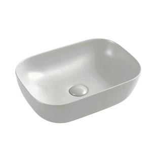 SOME LUSSO UMYWALKA NABLATOWA 455X325 LIGHT GREY MAT  BT2006