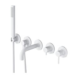 Y BATERIA WANNOWA 5-OTWOROWA PODTYNKOWA Z KRÓTKA WYLEWKĄ Y1237-1SWM