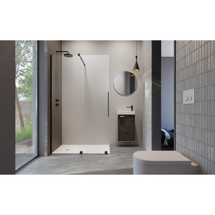 FURO BLACK WALK-IN DRZWI 588 PRAWE CZARNY/PRZEJRZYSTE 10106588-54-01R