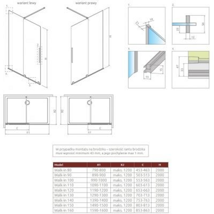 FURO ŚCIANKA PN 744 PRZEJRZYSTE 10112744-01-01