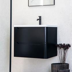 Czarna szafka łazienkowa CASE 60 cm – elegancja i nowoczesność
