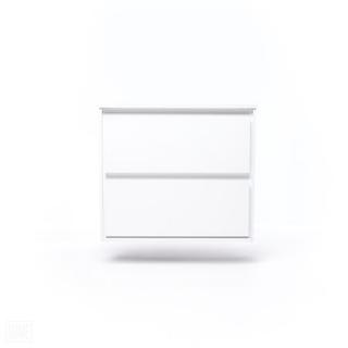 Szafka łazienkowa LOCK 60 cm – nowoczesna biel i minimalistyczny design