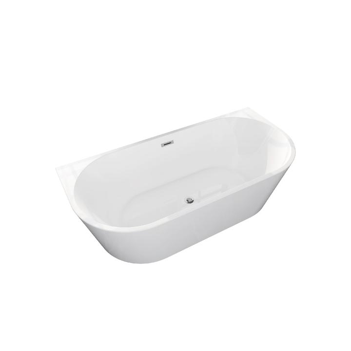 Wanna przyścienna EMMA 1500 x 750 x 580 mm – Nowoczesny Komfort i Styl