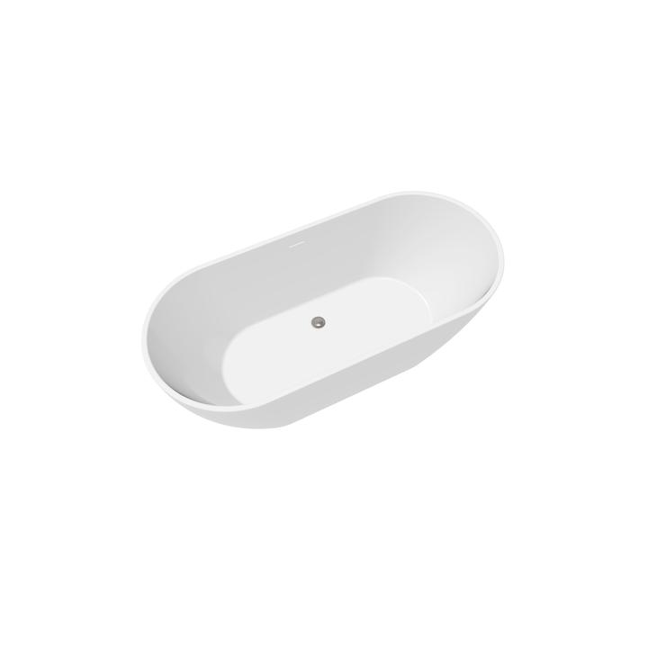 WANNA WOLNOSTOJĄCA ZUZANNA 149X74 CM AKRYLOWA WHITE GLOSS
