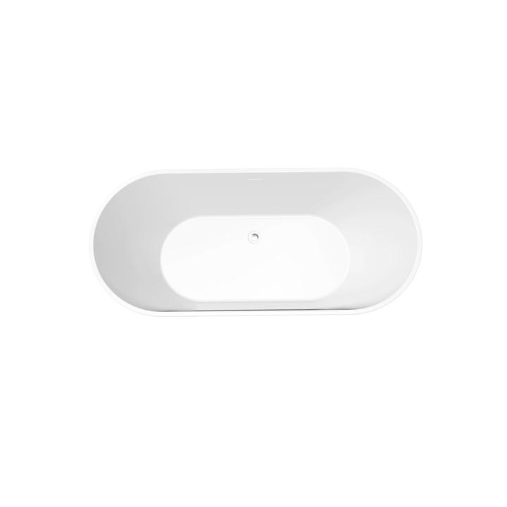 WANNA WOLNOSTOJĄCA ZUZANNA 149X74 CM AKRYLOWA WHITE GLOSS