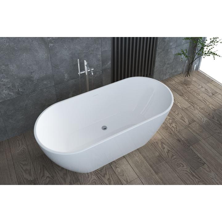 WANNA WOLNOSTOJĄCA ZUZANNA 149X74 CM AKRYLOWA WHITE GLOSS