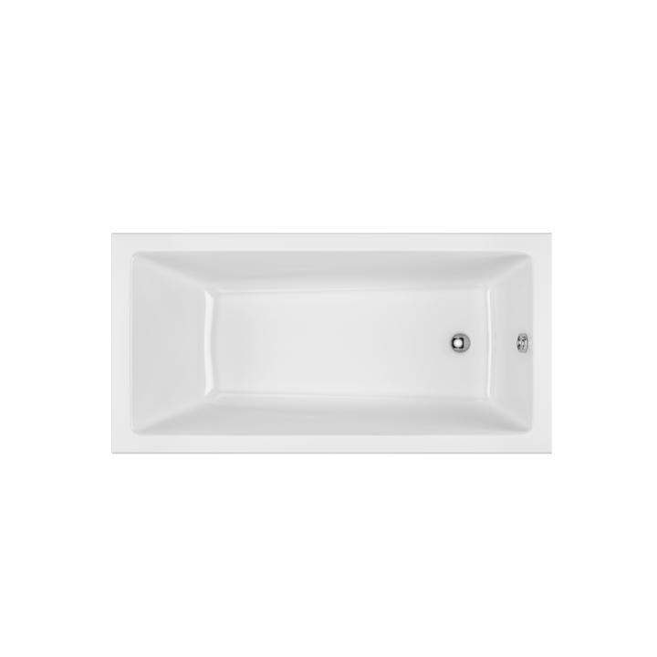WANNA WAVE PROSTOKATNA 150X70 BIAŁA POŁYSK  WAEX.WAV15WH
