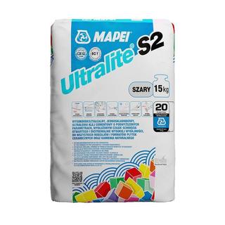 KLEJ ULTRALITE S2 FLEX SZARY 15KG. MAPEI