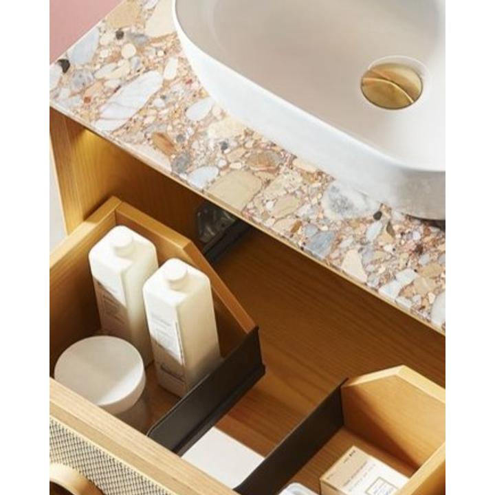 Blat z kamienia naturalnego Italian Terrazzo 900 mm – luksus i trwałość w Twojej łazience