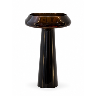 UMYWALKA WOLNOSTOJĄCA Z ŻYWICY FREEDOM 54X54X90 CM MOCHA BROWN AND SMOKY BLACK GLOSS