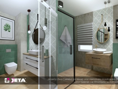 Płytki ceramiczne Tubądzin Touch w łazience