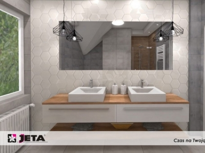 Szafki łazienkowe na przykładzie wizualizacji projektantów JETA