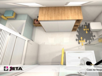 Łazienka dla dzieci. Pomysł z kolekcją Opoczno Parisen.