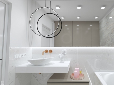 Biała łazienka - elegancja, czystość i uniwersalność