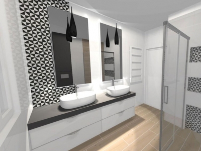 Łazienka dla dwojga, czyli połączenie 2 gustów w 1