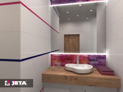 Łazienka dla nastolatki z marką Ceramstic